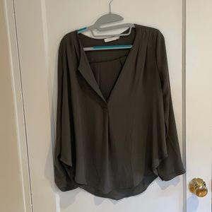 Olive green light weight blouse